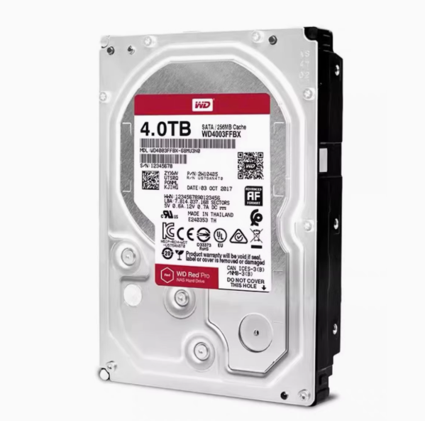 Hot Sale WD4003FFBX 4T 3.5 Red SATAII  NAS New for Laptop Application
