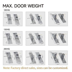 Мебельные петли из нержавеющей стали с поворотом на 360 градусов - Product Image 3