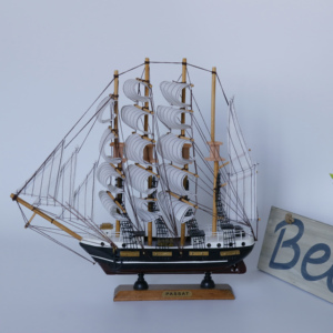 Tùy Chỉnh 33Cm Hải Lý Bằng Gỗ Trang Trí Máy Tính Để Bàn HMS Bounty/Passat/Belem/Cutty Sark Cao Mô Hình Tàu 13 "Hiển Thị Tàu Mô Hình Thuyền - Product Image 4