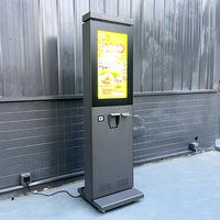 Kiosque interactif à écran tactile étanche IP65 personnalisé OEM pour la commande automatique en restauration rapide et sur les rues commerciales