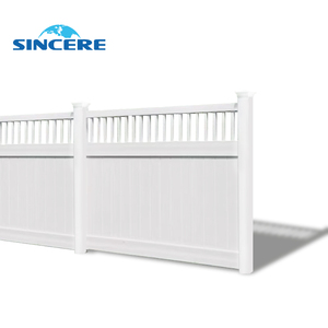 Classique et populaire <span class=keywords><strong>blanc</strong></span> résistant à la Corrosion solide et facile à installer maison jardin cour Villa arrière-cour sécurité <span class=keywords><strong>Pvc</strong></span> clôture - Product Image 5