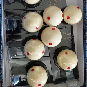 8A Lớp Bida Hồ Bơi Bóng Trắng Bóng Với 6 Điểm Đỏ 2-1/4 "57.2 Mm Kích Thước Bóng Cho Bida Thể Thao & Trò Chơi - Product Image 2