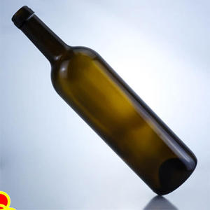 Botella <span class=keywords><strong>de</strong></span> Vino <span class=keywords><strong>de</strong></span> Vidrio Verde Borgoña <span class=keywords><strong>de</strong></span> 750 ml con Tapón <span class=keywords><strong>de</strong></span> Corcho - Product Image 5