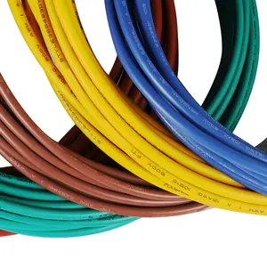UL1015 kabel listrik PVC kabel Pilin tembaga timah 600V 24/22/20/18/16/14/12/10/8 AWG hitam merah oranye kuning