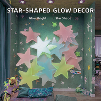 Meilleurs autocollants muraux étoiles modernes qui brillent dans le noir, décorations fluorescentes pour plafond, chambre d'enfant, décoration de chambre à coucher