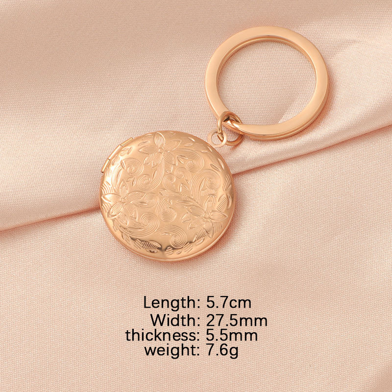 สีโรสโกลด์ทรงกลมมีลวดลาย