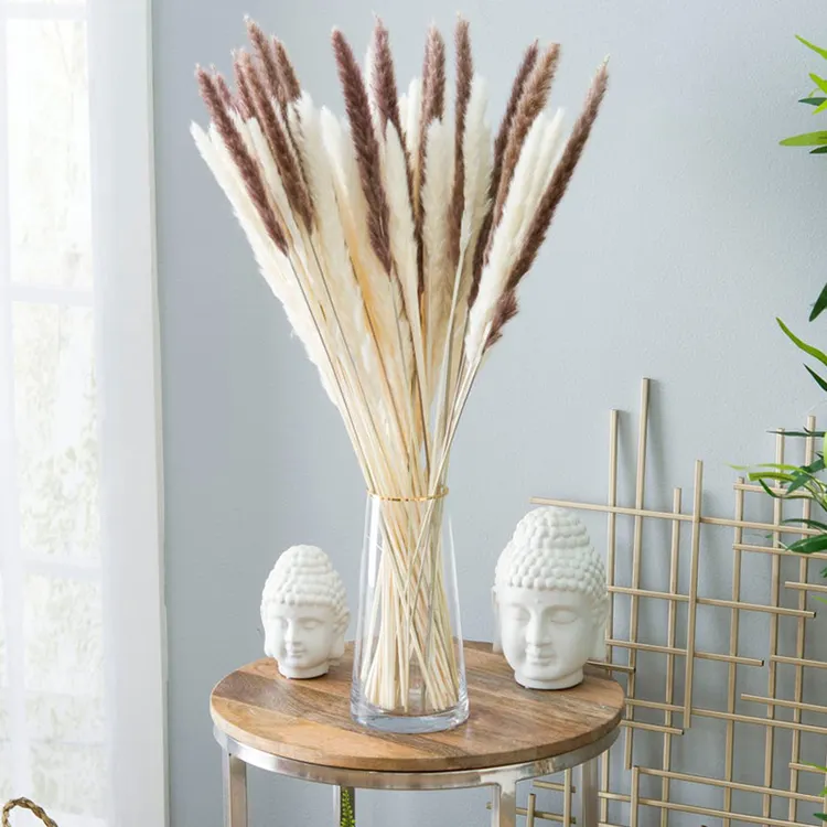 sumflora customized birthday gift 2020 China Factory The cute Hot Selling Long Stem dried flowers small pampas grass