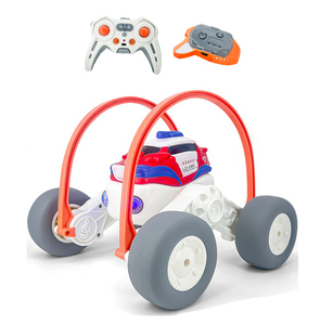 2.4G Tần Số 9-CH Ánh Sáng Đua Cao Su Phim Hoạt Hình 360 Diễn Viên Đóng Thế Xe Với Kép Điều Khiển Từ Xa, Cầm Tay <span class=keywords><strong>RC</strong></span> Và Đồng Hồ <span class=keywords><strong>RC</strong></span> Đồ Chơi Xe Tải - Product Image 1