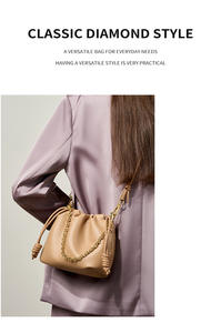 Sac à main pour femme Amiqi SQ-01 en cuir véritable, design de créateur, bandoulière, sac de luxe, sac à chaîne en cuir véritable - Product Image 3