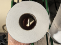 Machine à rembobiner les rouleaux de papier toilette, directement de l'usine