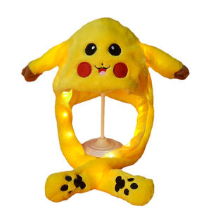 Gorro de Conejo de Peluche con Orejas Móviles para Niños, Gorro de Felpa con Luz LED y Bomba de Aire, Gorro de Invierno con Orejas de Stitch - Product Image 3