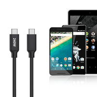 Cable de Datos USB C Tipo C Trenzado de Alta Calidad al por Mayor, 1m 2m, 240w 5a, Carga Rápida, Transferencia de Datos de 480mbps