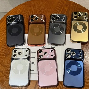 เคสโทรศัพท์มือถือแบบแม่เหล็กเคลือบสีดั้งเดิม TPU+กระจก สำหรับ iPhone 18/17/16/15 Pro Max ป้องกันแรงกระแทก รองรับการชาร์จไร้สาย - Product Image 1
