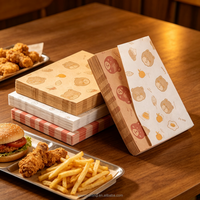 Papier absorbant jetable imprimé avec logo personnalisé, résistant à l'huile, de qualité alimentaire, pour la pâtisserie, les magasins alimentaires, usage spécial d'emballage