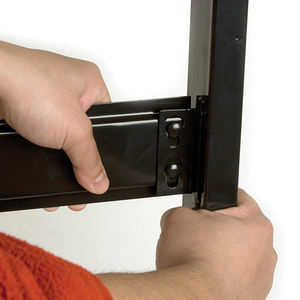 JH-Mech-estante de almacenamiento de medio contenedor a granel, con 32 contenedores grandes y pequeños para una organización fácil del garaje, organizador de herramientas, contenedores, piezas - Product Image 5