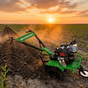 Motoculteur vert portatif pour l'agriculture, machine de travail du sol pour jardins de thé et vergers, utilisation sur le terrain, motoculteur compact - Product Image 3