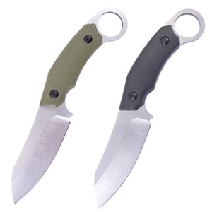 Hazır stok keskin yüksek sertlik Bush Craft bıçak avcılık kamp açık bıçak taktik sabit bıçak bıçak kılıf ile - Product Image 2