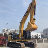 Excavatrice sur chenilles hydraulique d'occasion CAT 330D2 de 30 tonnes, pompe de boîte de vitesses CAT 330D2, roulement, prix le plus bas, occasion bon marché