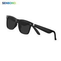 Lunettes intelligentes SENBONO A01, commande vocale IA en extérieur, traduction IA, double microphone, réduction du bruit