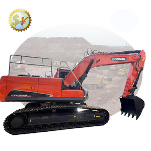 Excavatrice d'occasion DOOSAN de fabrication coréenne DX225LCA 25 tonnes Excavatrice d'occasion originale 22 tonnes moyenne DX225 SY215 ZX210 PC220 utilisée - Product Image 1