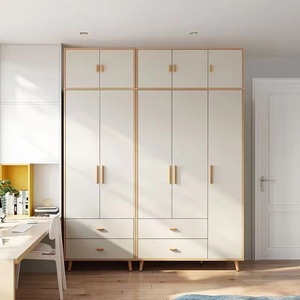 Armoire en bois nordique OEM de haute qualité, <span class=keywords><strong>dressing</strong></span> moderne, portable, grande capacité de rangement pour appartement compact et chambre principale - Product Image 1