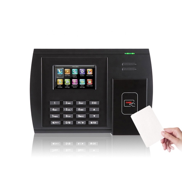 3 Inch Punch Card RFID Card Reader Time and Attendance Machine with TCP/IP and USB Port(S550)