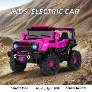 新しい6V/12Vバッテリー駆動電気自動車子供用リモートコントロールベビーホイールライド - Product Image 3