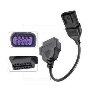 车载诊断用16针母至8针全地形车适配器电缆聚四氟乙烯绝缘线束 - Product Image 5