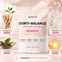 ACORN OEM Boissons en poudre sans sucre pour la gestion du cortisol, soulagement du stress et de la fatigue avec Ashwagandha, L-Théanine