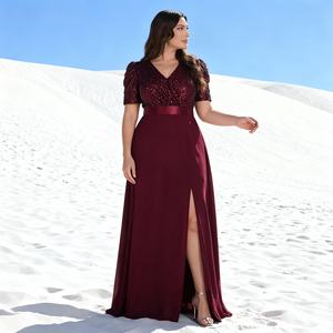 ชุดอาบายะห์ผ้าโพลีเอสเตอร์ปักเลื่อมหรูหราสำหรับสตรีมุสลิม ชุดเดรสสั่งตัดได้ สวยสง่า ขายส่งจากผู้ผลิต - Product Image 4