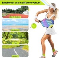 Entraîneur de pickleball avec ficelle Sportastic Pickleball Practice Rebounder Accessoires Aides à la formation intérieur et extérieur