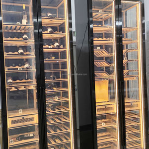 Armoire de réfrigérateur à vin électrique porte en verre trempé isolée personnalisée 304 SS fort contrôle de la température de la cave à vin ménage - Product Image 6