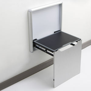 Chaise pliante Invisible avec rabat intelligent, tabouret de siège en Aluminium, robuste, Invisible, à montage mural, OEM économisant de l'espace, bricolage - Product Image 6