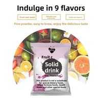 Zhichuns Instant Fruitpoeder met smaak, verrijkt met vitamine C, kant-en-klare drank, 365 dagen houdbaarheid, commercieel rauw product