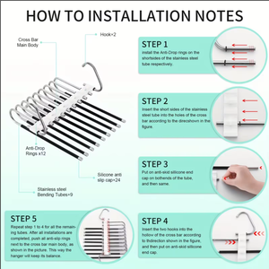 Jean móc quần giá Khăn móc ma thuật quần móc tổ chức đa chức năng quần giá - Product Image 4