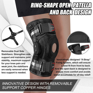 <span class=keywords><strong>Rodillera</strong></span> Articulada para Dolor de Rodilla, Soporte de Rodilla con Estabilizadores Laterales, Alivio del Dolor Articular, Artritis, Rotura de Menisco, <span class=keywords><strong>LCA</strong></span>, LCP # JLHX-20 - Product Image 6