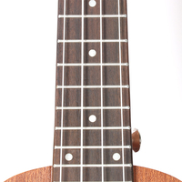 Ukulele Sapele Mahoni 21 Inch Grosir, Gitar Akustik Hawaii Mini 4 Senar, Logo Kustom OEM ODM untuk Pengajaran Musik Anak