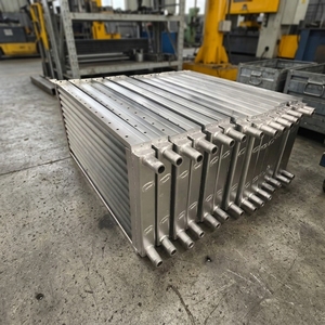 Échangeur de chaleur haute précision Raystone à tubes en cuivre et ailettes en aluminium avec moteur et engrenage pour fours et chaudières hydroniques - Product Image 4