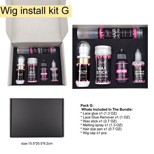 Vente chaude Logo Personnalisé Dentelle Colle Bond Remover Fusion <span class=keywords><strong>Spray</strong></span> Dentelle Teinte <span class=keywords><strong>Spray</strong></span> Cheveux Mousse Perruque Dentelle Installer Kit Avec Boîte D'emballage - Product Image 6