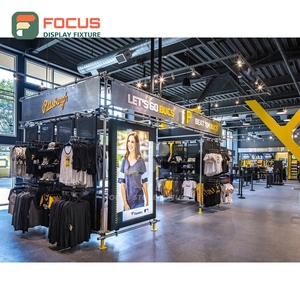 Estanterías Góndola con Iluminación LED para Proyectos de Comercio Minorista Contemporáneo, Servicio ODM para Tiendas de Ropa - Product Image 2