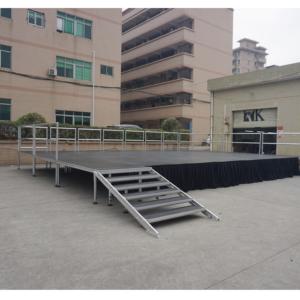 Plataforma de Iluminación Plegable de Aluminio, Superficie Antideslizante de Madera Contrachapada, Fácil Montaje, No Requiere Electricidad para Eventos y Espectáculos - Product Image 4