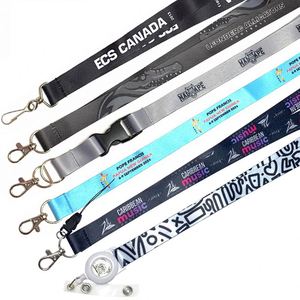 Factory Customised High Quality Crossbody Phone Rope <b>Key</b> Chain Polyester Nylon <b>Lanyard</b> with Silk Screen Printing and Hook - Product Image 1