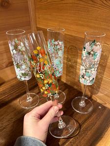 Flauta Personalizada Hecha a Mano, Pintada a Mano, Colorida, Moderna, Floral, Reutilizable, para Niños, Regalo - Product Image 2