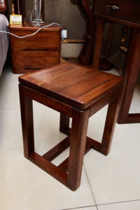 Meuble de maison, <span class=keywords><strong>coiffeuse</strong></span> moderne en bois brun, ensemble de table à maquillage avec miroir - Product Image 6