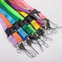 Lanière en nylon détachable personnalisable pour téléphone, clés, porte-badge, lanière de sécurité à rupture rapide de 20 mm avec fermoir à homard