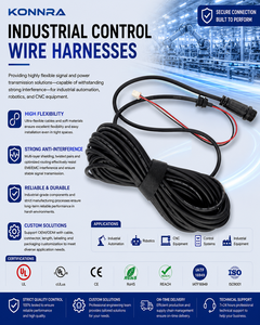 Industriële automatiseringskabelboom met op maat gemaakte connector bedrading voor PLC-sensor CNC-machine - Product Image 1