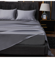 Ensemble de draps en lyocell 100% 300TC-400TC, draps de lit rafraîchissants en lyocell d'eucalyptus biologique
