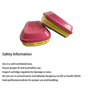 Cartouche/<span class=keywords><strong>Filtre</strong></span> pour vapeurs organiques/gaz acides 60923, Protection respiratoire P100 - Product Image 2