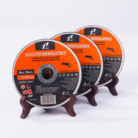 Disque de découpe abrasif TIANPENG T41 115 mm (4,5 pouces) haute dureté en maille de fibre de verre pour acier inoxydable