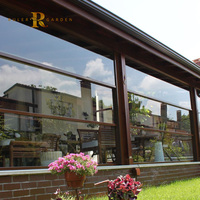 Ventanas de elevación automática modernas Ventanas de guillotina de vidrio de elevación deslizante automática vertical eléctrica de aluminio con sensor meteorológico
